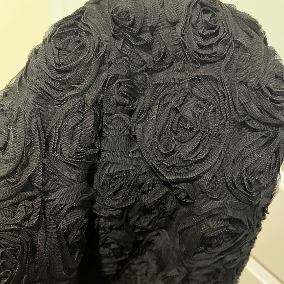 Banana Republic Black Rosette Floral Textured Skirt Size 0 NWT - Picture 9 of 9